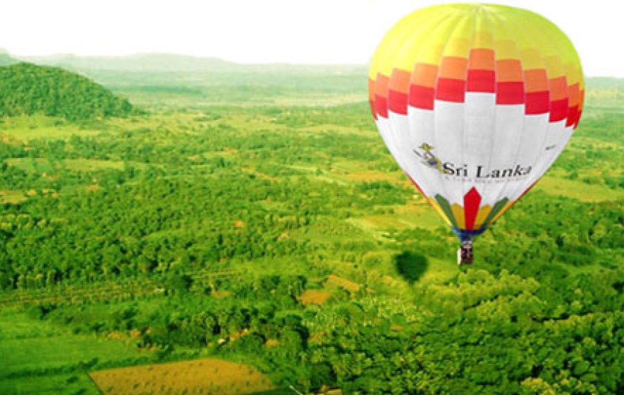 hot air balloon - in sri lanka