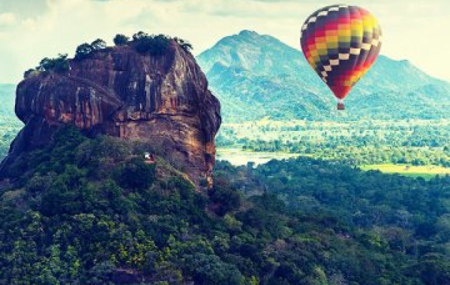 hot air balloon - in sri lanka