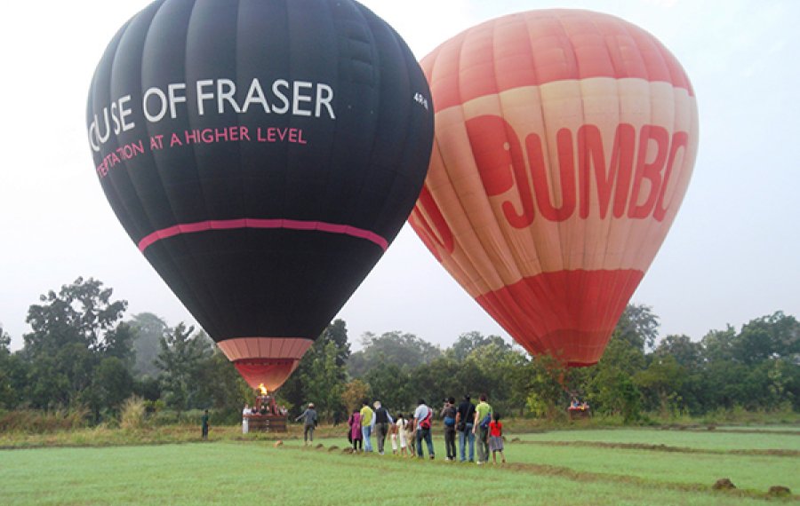 hot air balloon - in sri lanka