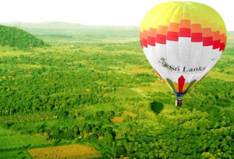 hot air balloon - in sri lanka