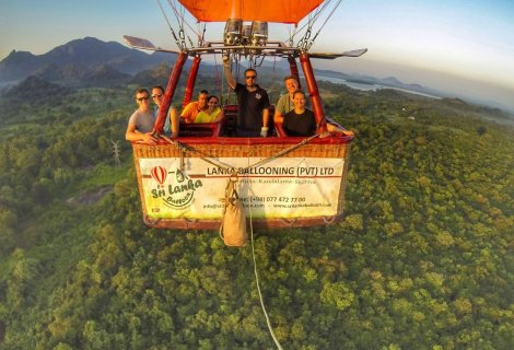 hot air balloon - in sri lanka