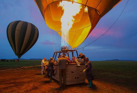 hot air balloon - in sri lanka