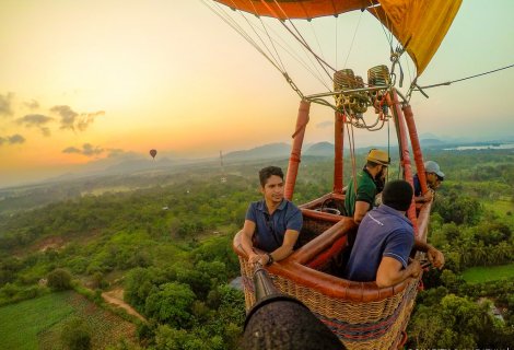 hot air balloon - in sri lanka