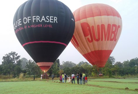 hot air balloon - in sri lanka